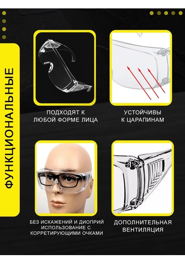 Favorite House 2 Adet Koruyucu İş Gözlüğü 455325601