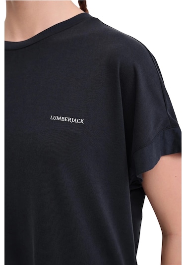 Lumberjack Wl Regına 11lyg33 5fx Siyah Kadın Kısa Kol Tişört 101970894 SIYAH