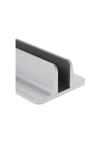 Vkemall Alüminyum Dikey Laptop Tutucu: Genişlik Ayarlanabilir 14-73mm , Soğutma Ve Masayı Düzenle, Evrensel Uyumlu, Gümüş Renk