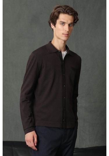 Lufian Orka Erkek Kazak Kahverengi 112090099100112 Kahverengi