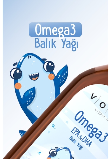 Voop Portakal Aromalı Omega 3 Balık Yağı Şurup 150 ML