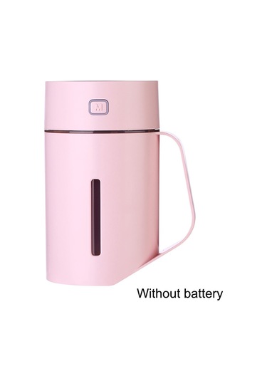 Skycity Usb Usb Ev Ve Ofis Nemlendirici, 420ml Büyük Kapasite, Led Işık, Toz Ve Hava Temizleyici, Pembe Pil Yok