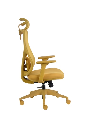 Rio Ergonomik Çalışma Koltuğu Sarı