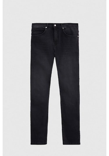 Ds Damat Slim Fit Antrasit Düz Jean Kot Beş Cepli Likralı Yıkamalı Denim Pantolon 6HCJ3ORT00102 Antrasit