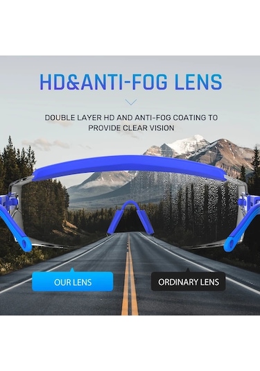 Elmpaly Pembe Anti Fog Güvenlik Gözlüğü Ayarlanabilir Çerçeve Çizilmeye Dayanıklı Lens İş Spor