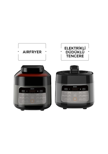 Yasomi Y85 Multi Cooker 2si1 Arada Fritöz Ve Elektrikli Düdüklü Tencere