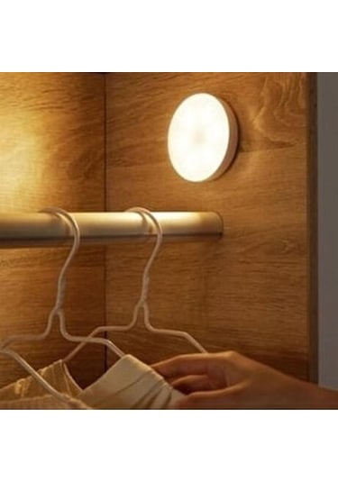 Sıladanal Hareket Sensörlü Usb Şarjlı Spot Lamba Mıknatıslı Ve Yapışkanlı Gün Işığı Renk Led Diğer