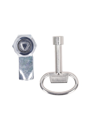 Samdoo Zinc Alloy Chrome Cam Kilit Seti, Üçgen Silindirli Dolap Kilit Ve Anahtar, Güvenli Kilitleme, Dayanıklı Ve Çeşitli Kullanim Alanları