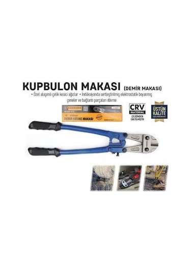 Meşem Demir Kupbulan Kesme  Makası 14x350