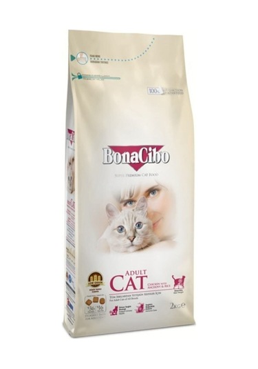 Bonacibo 2 Paket X 2 KG Tavuklu Yetişkin Kedi Maması Toplam 4 KG