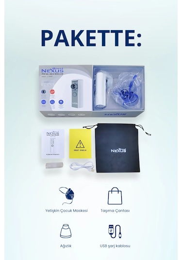 Direct Nexus New Series Taşınabilir Mesh Nebulizatör
