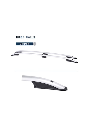 Opel Combo Üst Port Bagaj Tavan Çıtası Siyah-Gri