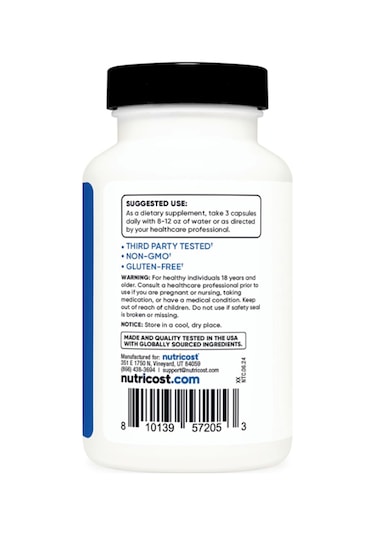 Nutricost Nitrik Oxıde Booster 2250mg, 90 Capsules - 750mg Pe... Aromasız