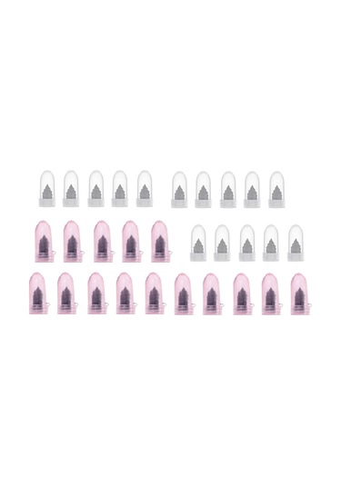 Neevoyu Lastik Tamir Pervaneği, Kauçuk材质, 15 Küçük + 15 Büyük Boy S:5.2x12mm, L:6.6x15mm , Plastik Kutuda, Tornavida Dahil