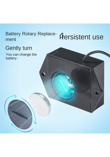 Junzhuodianpu Dijital Motor Devir Saati Ölçer Takometre Göstergesi Motor Rpm Lcd Ekran Araba Motosiklet Strok Motor Tekne Atv Moto