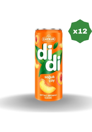 Didi Şeftalili Soğuk Çay 250 Ml - 12 Adet