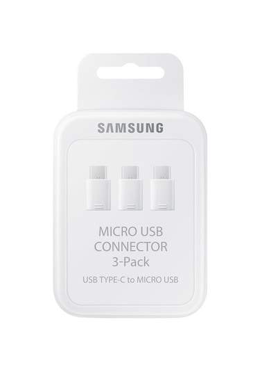 Samsung Uyumlu Micro Usb To Usb Type C Adaptörü 3-Pack Ee-Gn930k