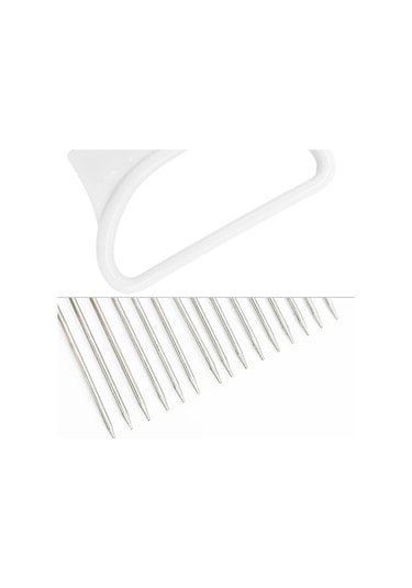 Cbtx Paslanmaz Çelik Sebze Soğan Kesici Tutucu Et İğnesi Mutfak Aletleri Beyaz