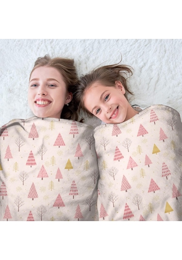 Noel Desenli 47 İnç Yuvarlak Flanel Battaniye, Yetişkin Ve Çocuk İçin, Yumuşak, Rahat Ve Hafif Noel Ağacı Altın