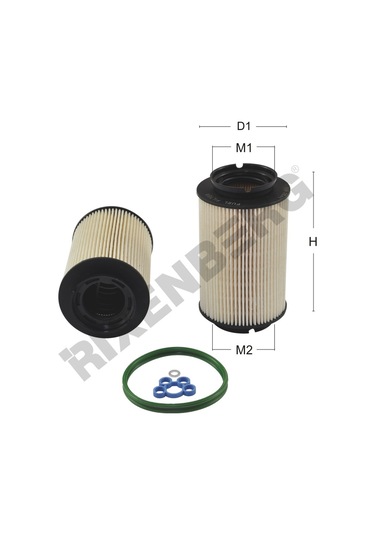 Vw Caddy Iıı 2003-2006 Yakıt Filtre Rxf2641 1k0127434 Pu936 2x Kx178d E72kp02d107