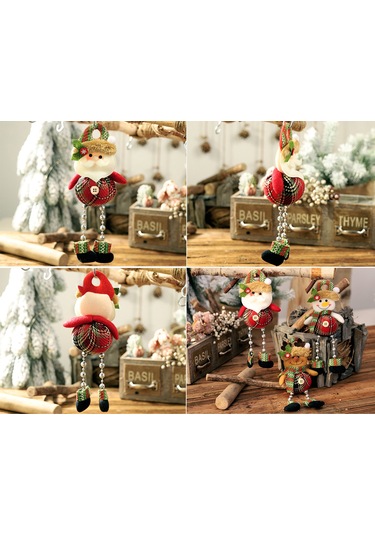 Noel Ağacı Asma Kolyeleri Mutlu Noeller Kapı Duvar Askısı  Ev   Tatil Festivalleri İçin Noel Kolye Süsleri