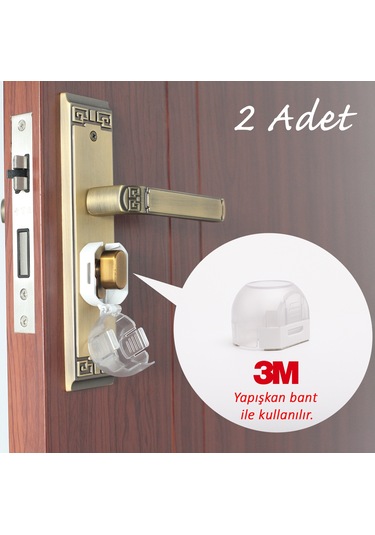 Barel Kilit - Kapı Kilidi Koruma 2 Adet Çok Renkli