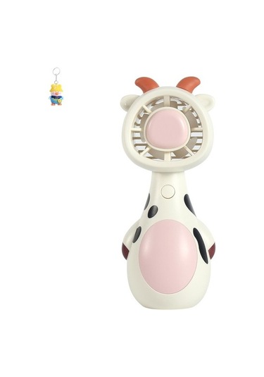 Runxi Life Hall Karikatür Sevimli Evcil Hayvan Mini El Fan Usb Öğrenci El Küçük Fan Vymmy5 Beyaz