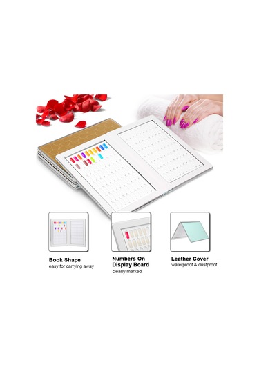 Bestauty 160 Tırnak Renkli Ekran Kitap 240 Adet Yanlış