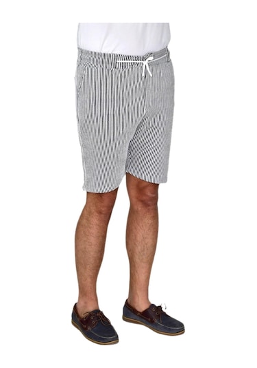 Baglan Erkek Çizgili Cepli Likralı Şort Bgl-st04624 Füme