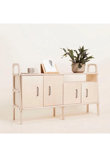 Woodesk Notte Ahşap, Dolap Ve Konsol, 140x90, Natural Renk Woodesk Notte Ahşap, Dolap Ve Konsol, 140x90, Natural Renk