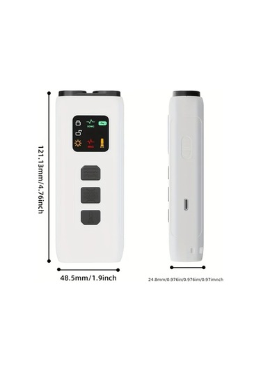 Willowhaven 2025 Usb Şarjlı Ses Dalgası Teknolojili Köpek Havlama Önleyici Cihaz Beyaz