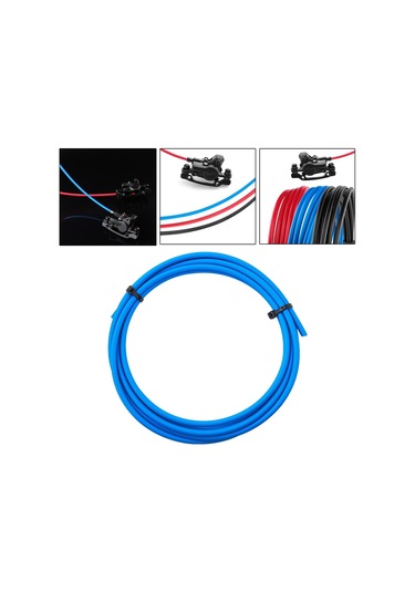 Dolıty Mtb Bisiklet Hidrolik Disk Fren Hortumu Yol Mavi-3m-5mm Mavi