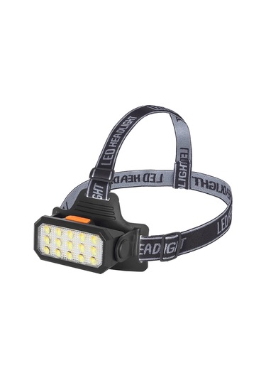 15 Ledli Sarı / Beyaz Şarjlı Kafa Lambası Wt-652