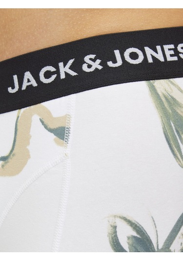 Jack Jones Erkek Desenli Pamuklu 3 Lü Boxer Set 12273114 KARIŞIK