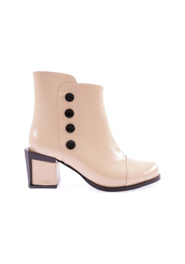 Dgn 725-22k Kadin Aksesuar Detayli Topuklu Bot 725-1922-R10815 Ten Rengi