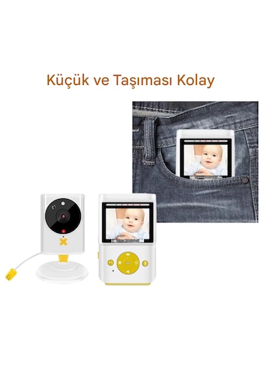 Bebek Dadı Güvenlik Kamerası İki Yönlü Konuşma Sıcaklık İzleme