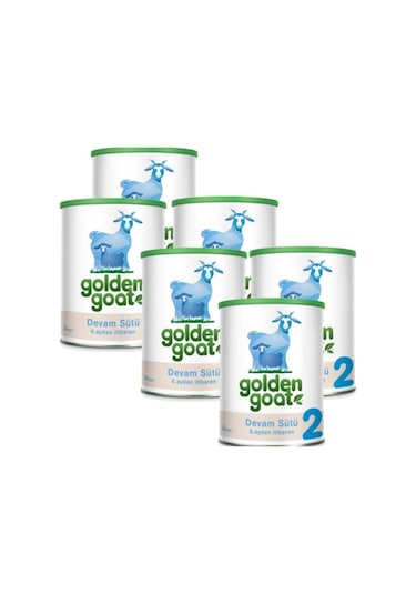 2 Keçi Sütü Bazlı Devam Sütü 400gr 6lı Paket