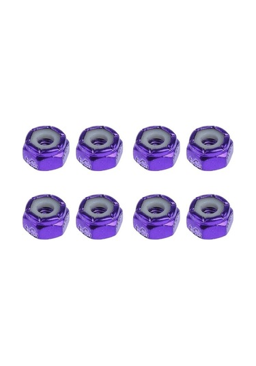 Pazly Suntek 8 Adet Yedek Longboard Kaykay Kamyon Donanım Seti - Mor Mor