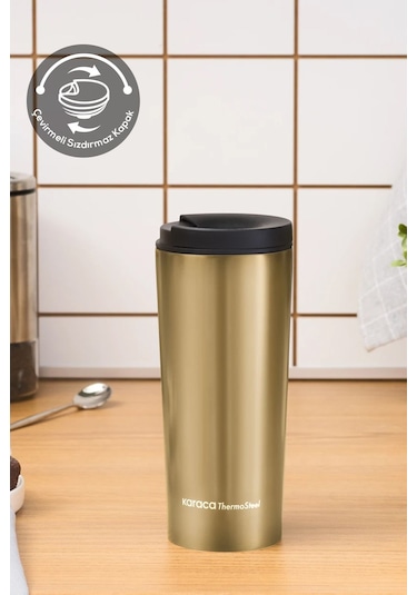 Karaca Sheeny Çelik Sızdırmaz Temos Gold 450 ml