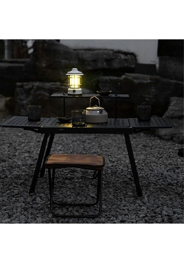 Bloomnest Kamp Katlanır Tabure Haki A1279 - Ultra Hafif, Mini Balıkçılık Sandalyesi, Seyahat & Piknik Mobilyası Altın - Siyah