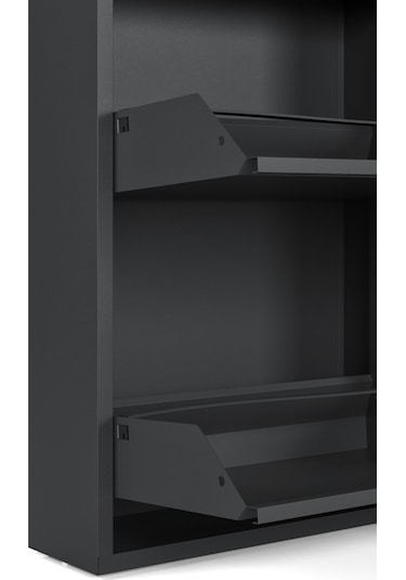 Ceha Tablalı 4'lü Metal Ayakkabılık - Siyah K.AYK-2.4 /B/P 9005