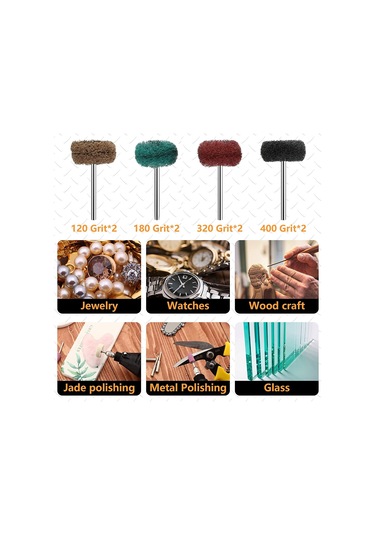 Ximistore9 58 Parça Mini Polisaj Seti - Saat Ve Takılar İçin Yüksek Performanslı Parlatma Aleti