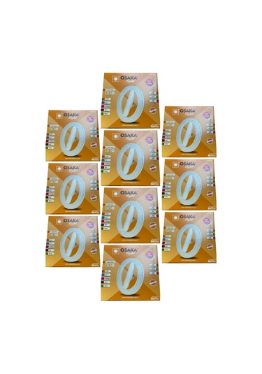 10 Adet Osaka 40w Sarı-günışığı-beyaz E27 Duylu Simit Ampul