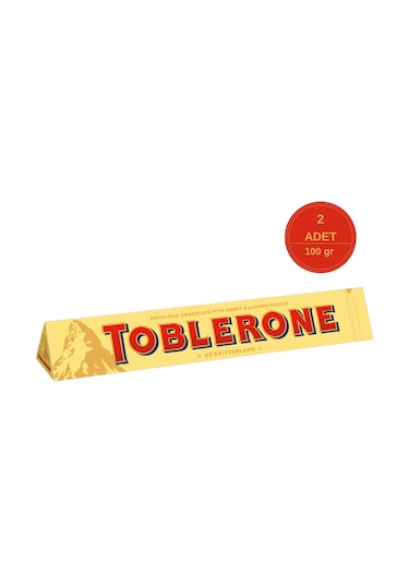Toblerone Sütlü Çikolata 100 Gr - 2 Adet