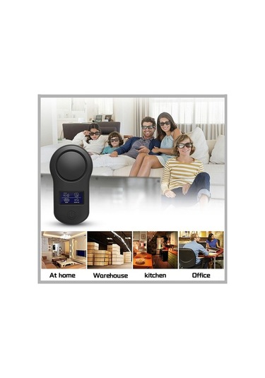 Novahub Geniş Alan Ultrasonik Beyaz Sivrisinek & Fare Kovucu, Lcd Ekranlı, 220v, Pratik Kullanım