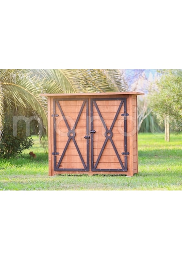 Mandumobilya “Mandu” Ahşap Bahçe Depolama Dolabı (Küçük) Diğer