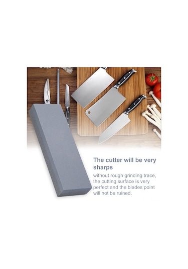 Xindoker Ev İçi Çift Taraflı Kayganlık Önleyici Grit Taşı - 180/320 Tane - Saf Karbüründüm - Büyük Boyut - Bıçak, Makas Ve Araçların Keskinleştirilmesi İçin Zırh Taşı