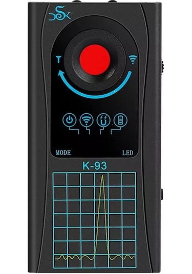 Sones K93 Sinyal Dedektörü Gps Konum Belirleme Kamerası Gizlice Fotoğraf Çekmeyi Önleyici Dedektörü