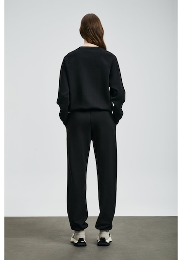 Lufian Alice Kadın Sweatshirt 122030016 Siyah