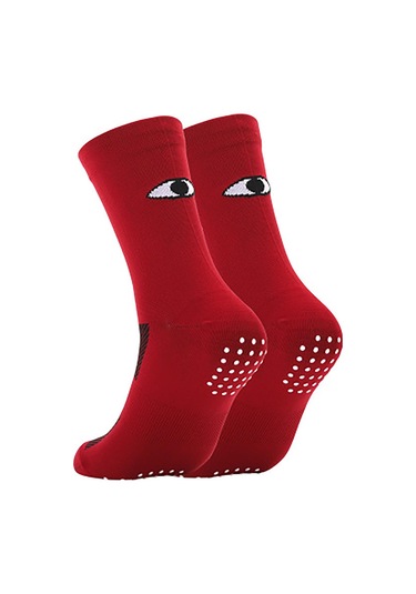 Kırmızı Su Erkek Kadın Orta Bidon Hareket Çorapları Aşınmaya Dayanıklı Sürüş Bisiklet Koşu Kırmızı